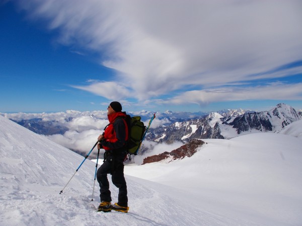 Kazbek+Elbrus